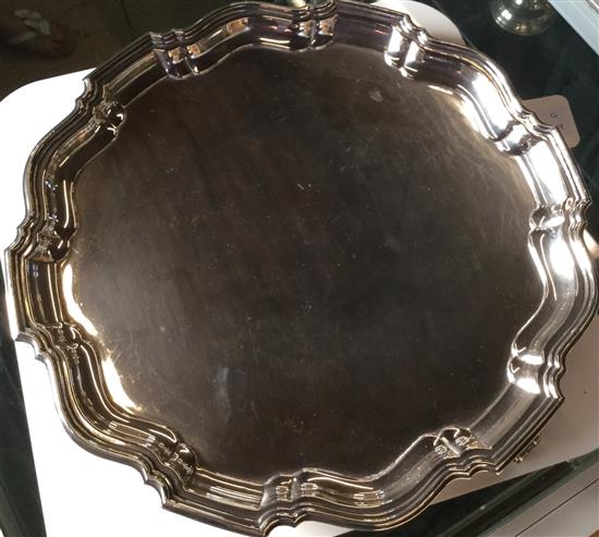 Modern silver salver